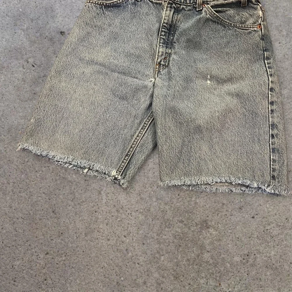 Vintage 90s Levi's 550 Orange Tab Jorts - Made in USA - Baggy Fit (Fits 30
